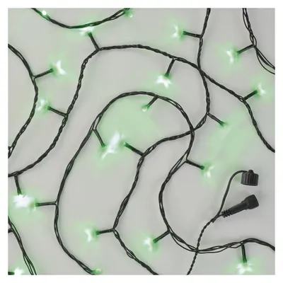 Immagine prodotto di Catena natalizia di collegamento a LED standard EMOS, 10 m, per interni ed esterni, verde, D1AG01