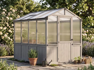 Produktbild von Fjordholz Gewächshaus Modell Natura 4,55 m² Zedernholz