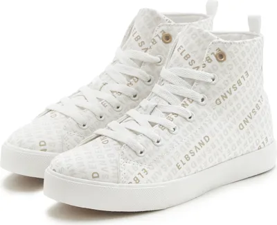 Produktbild von Elbsand Stiefelette Sneaker, Textilschuhe, Schnürschuh, Freizeitschuh, Stoffschuhe weiß Größe 40