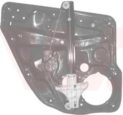 Produktbild von VAN WEZEL 5892263 Elektrischer Fensterheber Hinten Links für VW Golf IV Schrägheck (1J1) Golf IV Variant (1J5) Bora Limousine (1J2) Bora Variant (1J6)