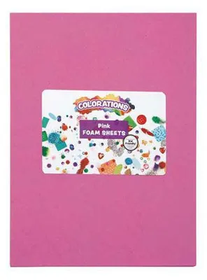Zdjęcie produktu dla Colorations – arkusze piankowe różowe, 10 szt.