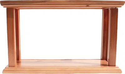 Produktbild von Büttner Sammler Edition VITRINE Schaukasten Sammelvitrine Plexiglas für Modellschiffe, Modellautos, Holz Mini Holz/Braun 27,5x11,5x16,5 cm