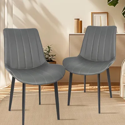 Produktbild von Esszimmerstühle - Stühle - Schalenstühle - Esszimmerstühle - Küchenstühle - Grau - Ergonomischer Komfort