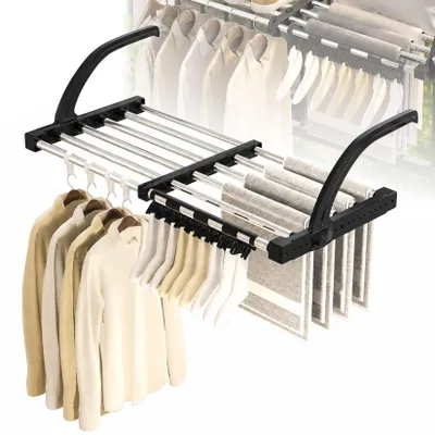 Produktbild von Trockenständer ausziehbar, 42-73 cm, kompakt, für Balkon und Heizung