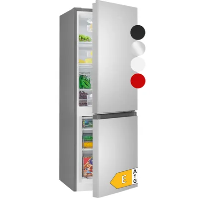 Produktbild von Bomann® Kühlschrank mit Gefrierfach |  | 143cm | Kühl Gefrierkombination leise | Türanschlag wechselbar | 175L | KG 320.2 inox