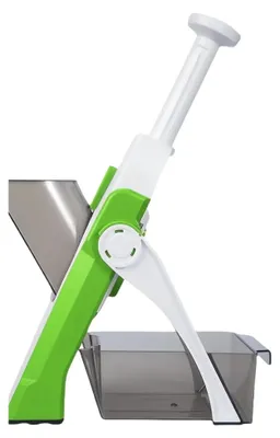 Immagine prodotto di Tagliapane - Tagliapuntiere manuale multifunzione - Lame in acciaio inossidabile - Tritatutto per insalate - Tagliapate - Grattugia per formaggio - Tagliapatate per patatine fritte