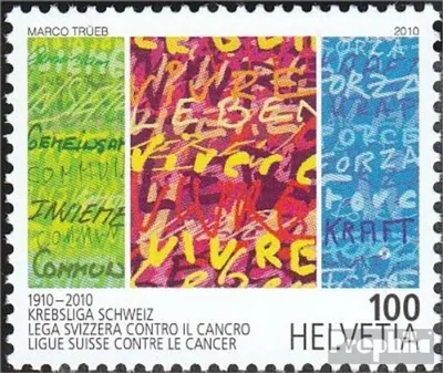 Produktbild von Briefmarken Schweiz 2010 Mi 2144 (kompl.Ausg.) postfrisch Krebsliga Schweiz