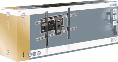 Obrázok produktu pre SCHWAIGER -LWH603D 011- Profesionálny 3D nástenný držiak pre ploché obrazovky (94 - 178 cm), čierny