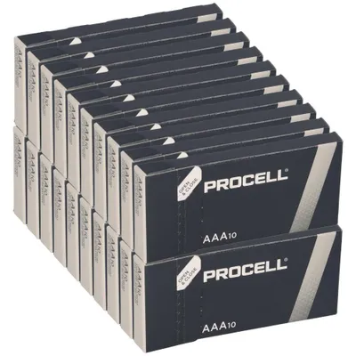 Zdjęcie produktu dla 200x Baterie Procell AAA MN2400 Micro