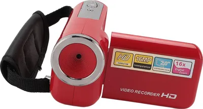 Obrázek produktu pro Digitální videokamera, 1080P HD, 16 MP, přenosná DV videokamera, 16x zoom, 2" displej, 8 GB