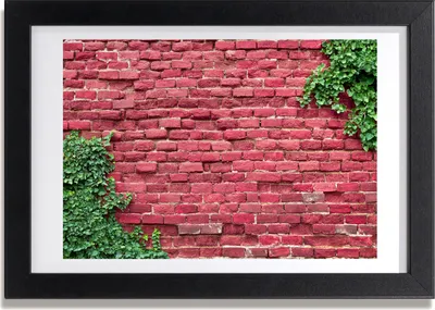Produktbild von Bild 30x20 MDF-Rahmen, Wandkunst Ziegelwand