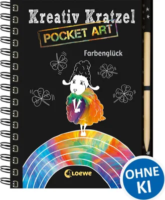 Produktbild von Kreativ-Kratzel Pocket Art: Farbenglück