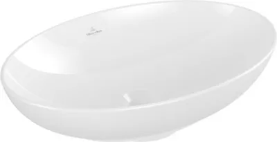 Produktbild von VB Aufsatzwaschbecken Loop&Friends 560x 380mm Oval m. ÜL. Weiß Alpin CeramicPlus