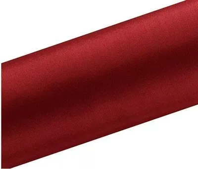 Produktbild von Satin Tischläufer | 9 m x 16/36 cm 9 m x 16 cm Bordeaux