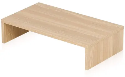 Produktbild von Monitorerhöhung Bildschirmerhöhung Monitorständer - 42,5 x 23,5 x 10 cm - Holz - 100 mm Höhe - Für Büro und Schreibtisch