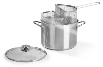 Produktbild von Barazzoni 421049524, 9,5 l, Edelstahl, Edelstahl, Keramik, Gas, Halogen, Induktion, Versiegelte Platte, Glas, 24 cm