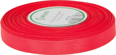 Zdjęcie produktu dla Tasiemka / wstążka rypsowa 12mm koralowa 23m