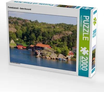 Produktbild von CALVENDO Puzzle Fiskebäckskil - Getevikssund | 2000 Teile Lege-Größe 90x67cm Foto-Puzzle für glückliche Stunden