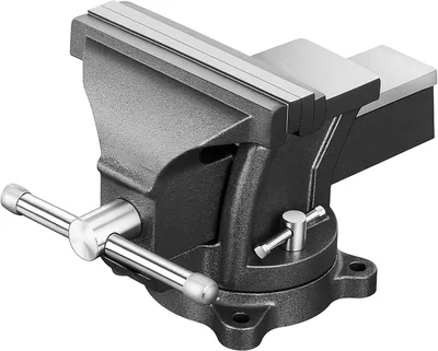 Obrázok produktu pre Zverák 125 mm, otočný, oceľová konštrukcia, pre dielňu