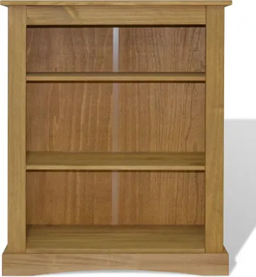 Zdjęcie produktu dla VidaXL 243745, Brązowy, 3 pół., Drewno, Drewno, Drewno sosnowe, 800 mm