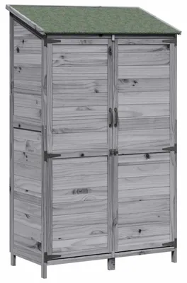 Immagine prodotto di Capanno da Giardino Grigio 106,5 x 56 x 176 cm