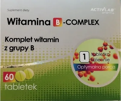 Zdjęcie produktu dla Witamina B-Complex komplet witamin z grupy B Activlab Pharma