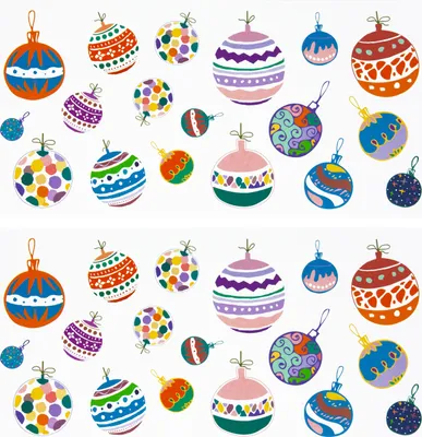 Produktbild von Oblique Unique Weihnachtskugeln Aufkleber 36 Christbaumkugeln Sticker für Weihnachten Deko Weihnachtsaufkleber