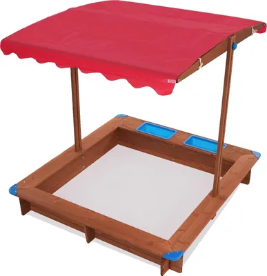 Immagine prodotto di Sabbiera, Set da gioco per esterni resistente, Facile da montare, Rosso