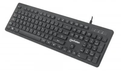 Produktbild von MANHATTAN Ultraflache USB-Gaming-Tastatur mit LEDs
