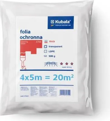 Zdjęcie produktu dla Kubala Protective film, 25 micron strong 4x5m 20kv/m.