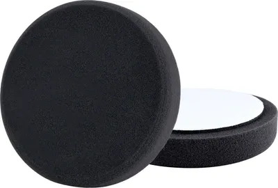 Obrázek produktu pro Kotouč leštící pěnový, T10, černý, Ř180x30mm, suchý zip Ř150mm