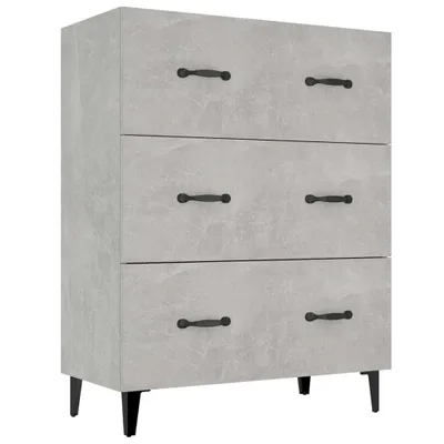 Produktbild von Sideboard Betongrau 69,5x34x90 cm Holzwerkstoff