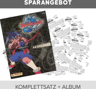 Produktbild von Beyblade - Sammelsticker - Komplettsatz + Album