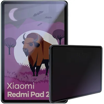 Produktbild von Hybridglas mit Privatschutzfilter für Xiaomi Redmi Pad 2 9.7", Bizon Tab Hybrid Shadow, Matt