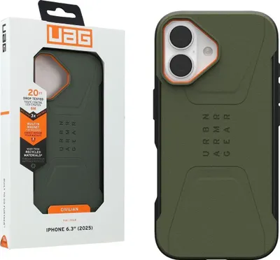 Image de UAG Civilian Magsafe,Olive/Orange - iPhone 17