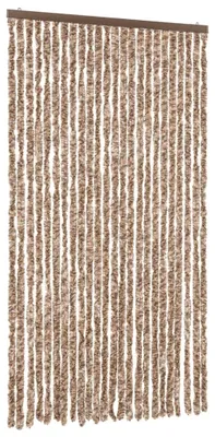 Immagine prodotto di vidaXL Tenda Fly Beige e marrone scuro 100x200 cm in ciniglia
