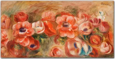 Produktbild von Coloray Bild aus Acryl 120 cm x 60 cm - Gehärtetes Acryl Acrylblock mit Bild Küche Wohnzimmer Wanddekoration Dekoration - Pflanzen Blumen Anemonen