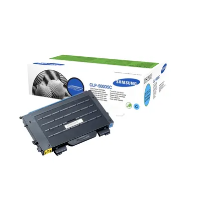 Produktbild von Samsung CLP-500D5C Laserdruck Tonerkartusche - Cyan - Original - 1 Each - 5.000 Seiten
