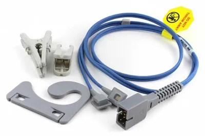 Produktbild von SPo2 Ohrensensor für Erwachsene, Nellcor Stecker, 1m