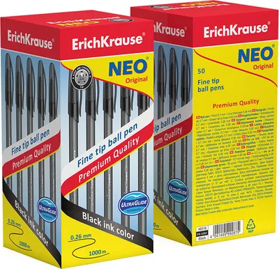 Produktbild von Kugelschreiber Neo Original 0,26mm 50er Pack Schwarz
