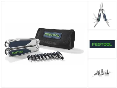 Productafbeelding van Festool MT-FT1 Multigereedschap 20 in 1 ( 577934 ) tang / draadknipper / vijl / schroevendraaier / blikopener / flesopener / zaag / glasbreker / bitset by RICHARTZ