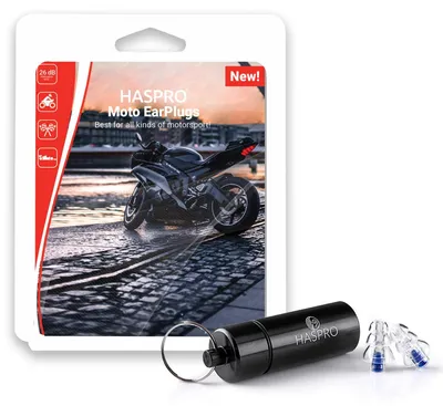 Produktbild von HASPRO Ohrstöpsel für Motorrad