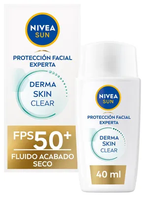 Obrázek produktu pro Ochranný krém na obličej Nivea Sun SPF 50+ 40 ml Proti skvrnám Světlá pleť