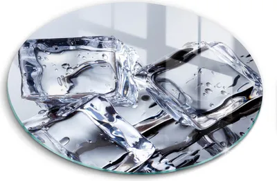Produktbild von Glasschneideplatte - Herdabdeckplatte - fi40 cm -Schneidebrett - Spritzschutz - Eiswürfel