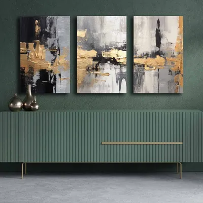 Obrázok produktu pre Wallity, 3P4570GSC-009, Plátno, Viacfarebné, Borovicové drevo, 145 x 70 cm