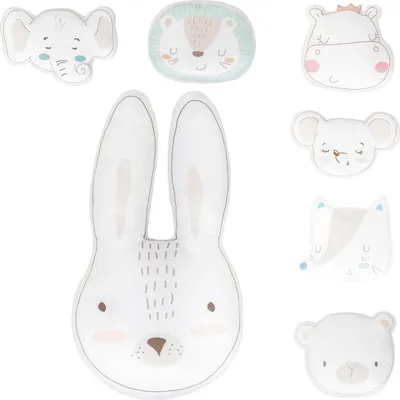 Produktbild von Kikkaboo Babykissen Plüschtier, Kuschelkissen, Figurenkissen, ab Geburt beige
