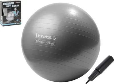 Produktbild von HMS YB02 Gymnastic Ball Grau 75 cm