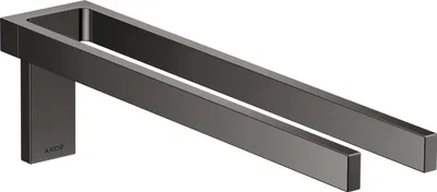 Produktbild von Handtuchhalter AXOR UNIVERSAL zweiarmig polished black chrome polished black chrome