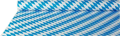 Zdjęcie produktu dla Papstar Damasttischtuch Bayrisch Blau 10 x 1m 12543