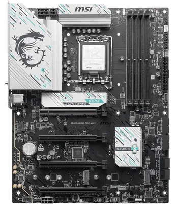 Obrázek produktu pro MSI B860 GAMING PLUS WIFI, Intel, LGA 1851 (Socket V1), Intel Core Ultra (Series 2), LGA 1851, 256 GB, DDR5-SDRAM